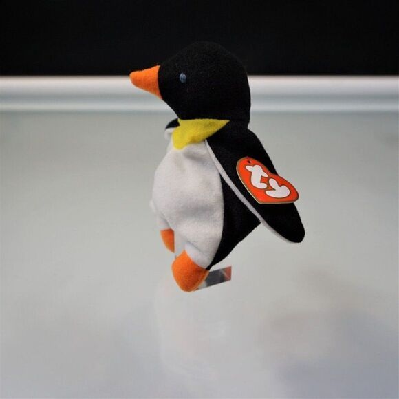 Ty Teenie Beanie Babies Waddle The Penguin 1993 McDonalds Happy Meal Toy - Picture 1 of 9